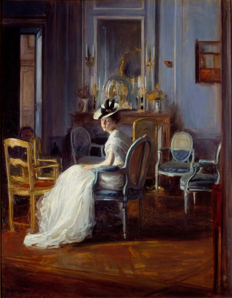 Il salottino blu - Musee des Beaux, Arts, Lyon
